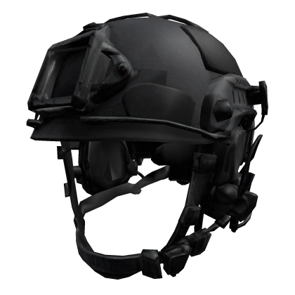 Black Operator Helmet
