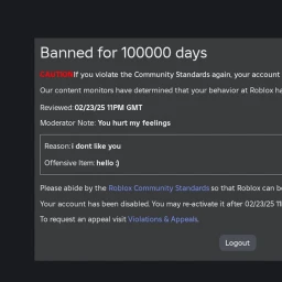 Roblox Fake Ban Creator icon