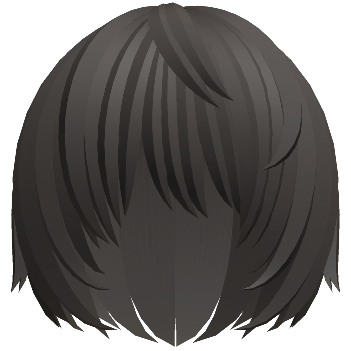 (^ ×ᆺ× ^) emo nyan anime boy hair in ash