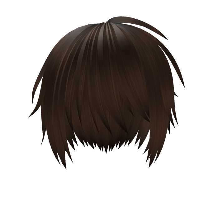 Dark Brown Messy Shaggy Vkei Hair