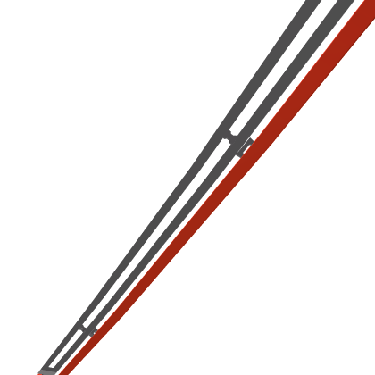 Red cyberpunk sword