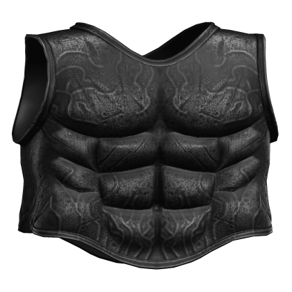 Black Spartan Armor Chestplate Roblox item