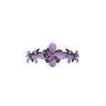 Butterfly Lilac Tiara