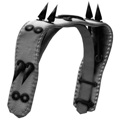 Spiked Emo Kitty Ear White Headband