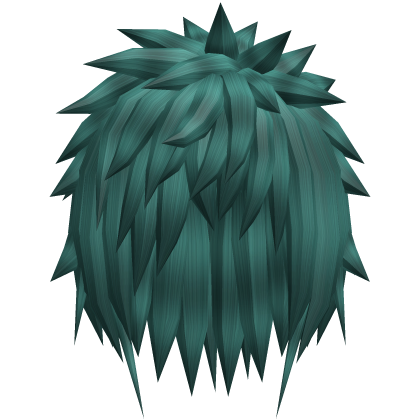 teal extreme spiky emo vkei anime boy hair