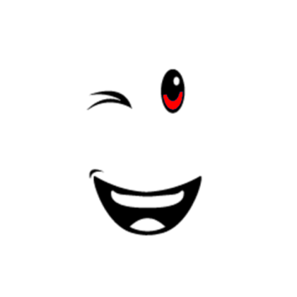 Red Wink Roblox decal