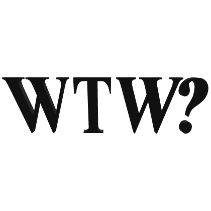 WTW Headsign Black 