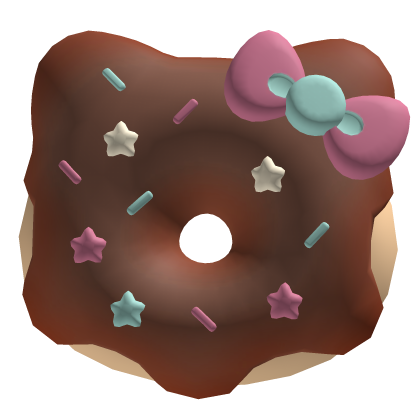 Kitty Donut - Brown Teal Pink