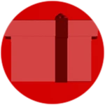 Present of Red Rallying Roblox badge thumbnail