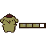 Pompom health bar wide (limited version)