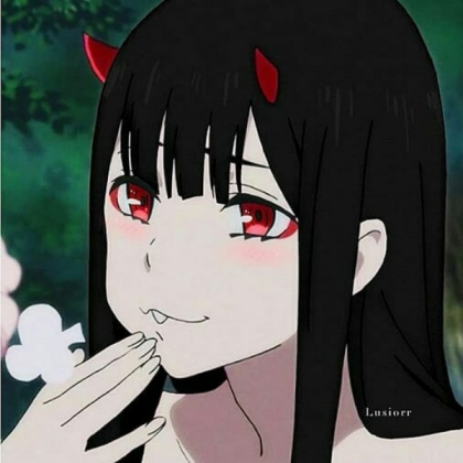 aesthetic anime girl- cute but evil ♥ Roblox decal