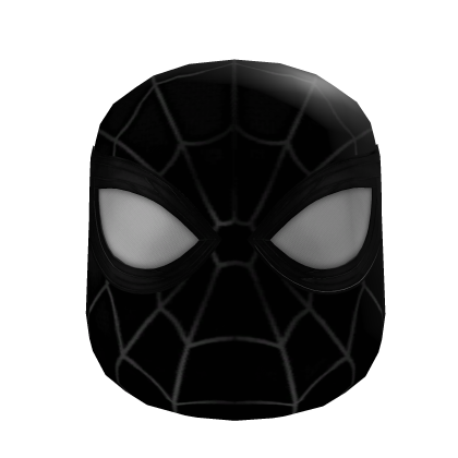 Black Spider-Man Mask Roblox item