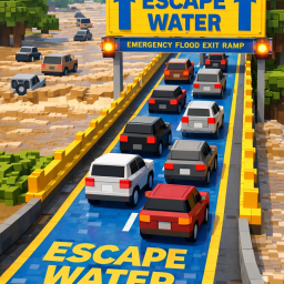Jump above waters for Cars