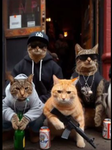 Gangster cat gang