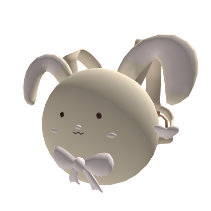 Pink Ribbon Bunny Backpack - 3.0