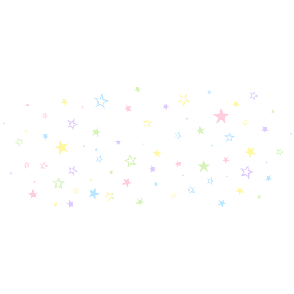 ✨ Colorful Pastel Stars Aura