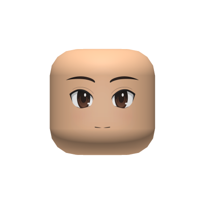 [HD] Anime Boy Chill Face (White) Roblox item