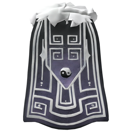 Director Wifies Black Purple Flowy Cape Fur Collar