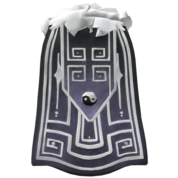 Director Wifies Black Purple Flowy Cape Fur Collar
