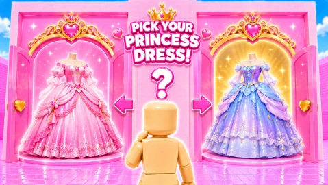 Would You Rather: Queen Contest Outfit Tower Roblox game thumbnail