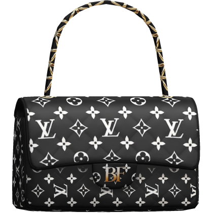 Cutesy Black Designer Rich LV Bag