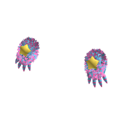 cute BUBBLEGUM decora kandi harajuku monster hands