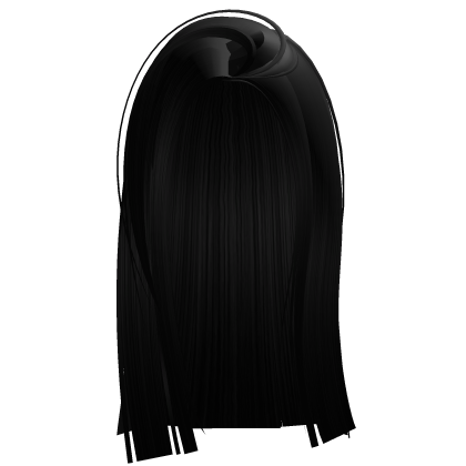 Black Wispy Straight Long Hair Roblox item