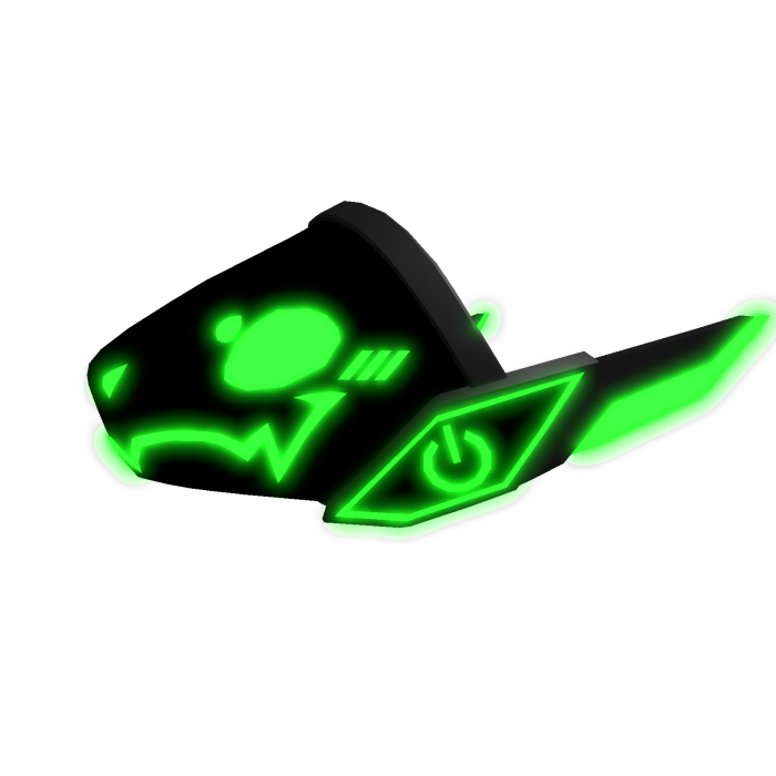 Emissive Protogen Visor | Green/Black