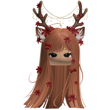 Ethereal Christmas Fairy Fawn Hair w/ Antlers