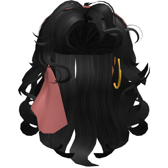 Esmeralda's Black Curly Hair Notre Dame 