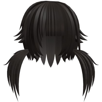 (=XᆺX=) soft scene neko pigtails in dark brown Roblox item