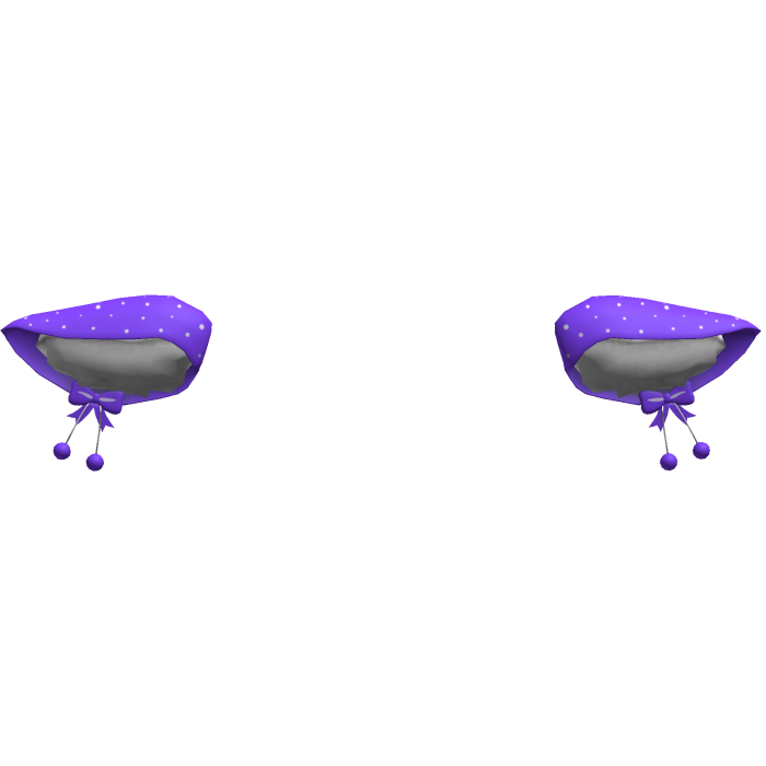 purple christmas fawn ears