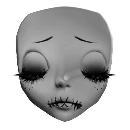 Emo mask doll\niche\scene\sad