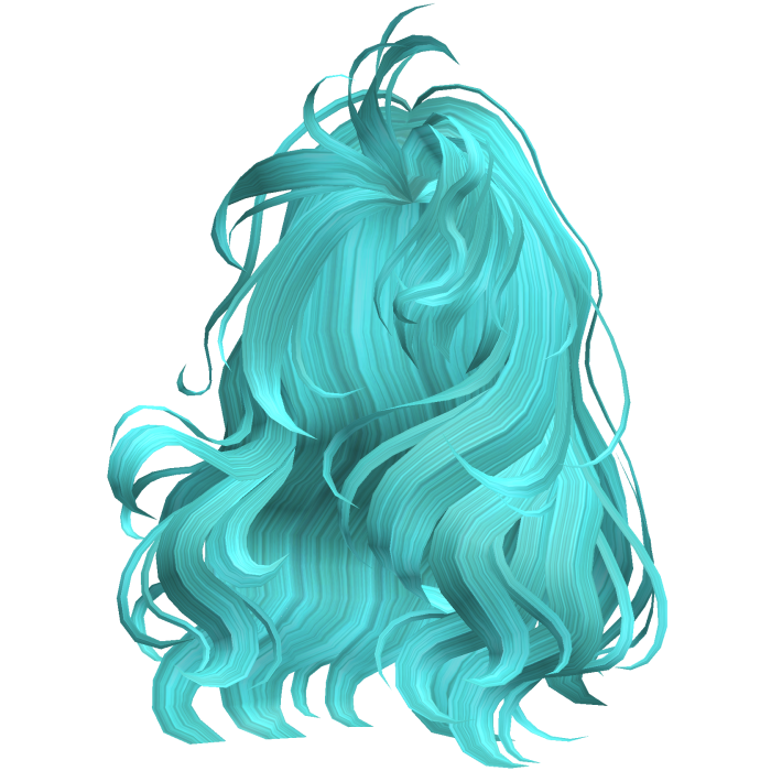 Curly Blowout Teal