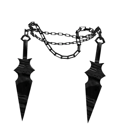 Black Kanui Chain Necklace