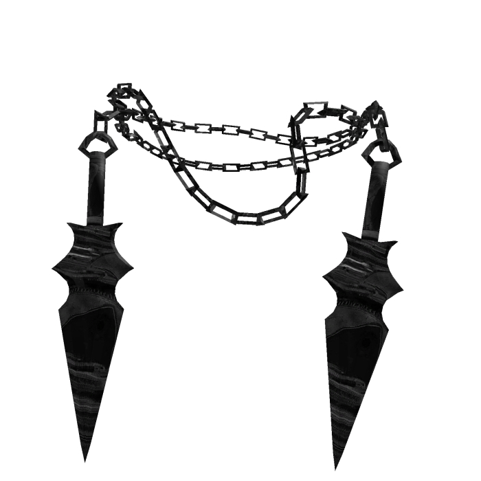 Black Kanui Chain Necklace