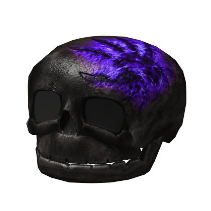 Black/Purple Scorched Riddling Skull Recolor Addon
