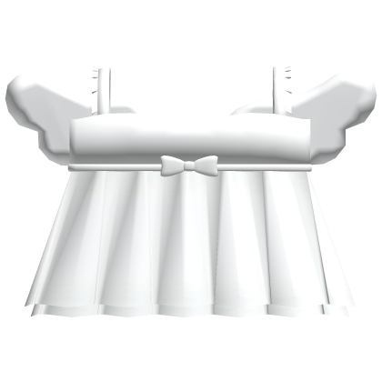 dreamy angel white ruffle frill angelic top