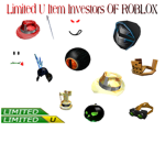Limited U Item Investors OF ROBLOX