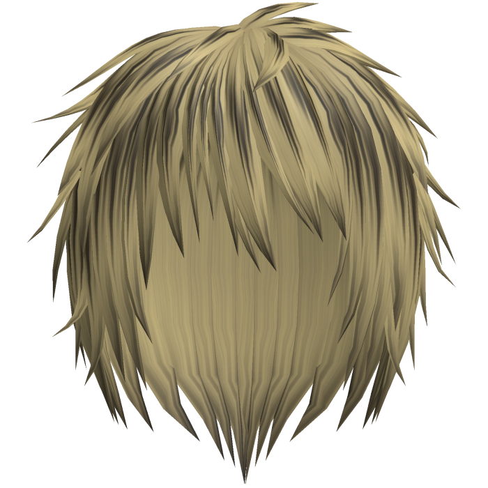 blonde & black kuro messy japanese anime boy hair