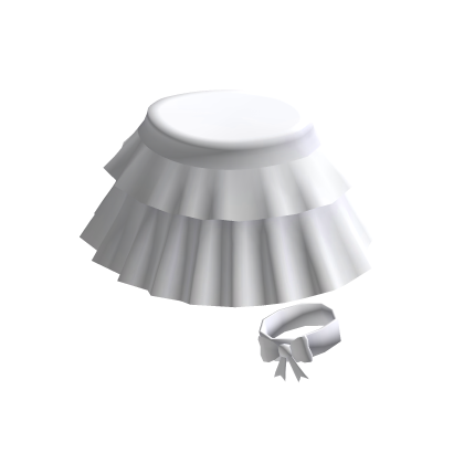 skirt with bow white thumbnail