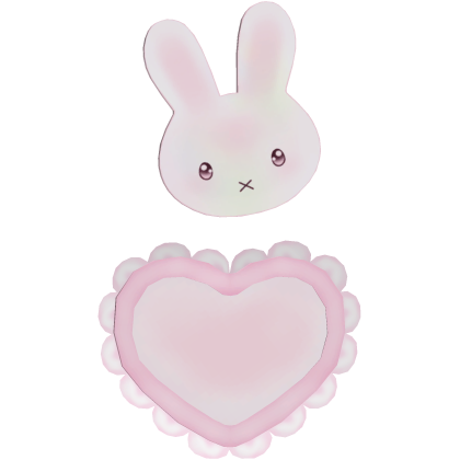 Cute Ruffled Heart Miffy Hairclip