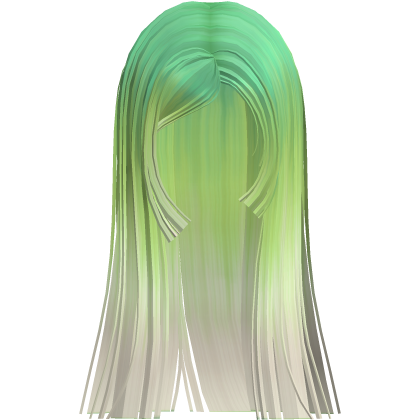Long Pin Straight Hime Cut (Green Soda) Roblox item