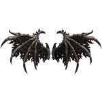 Skeletal Wraithveil Wings