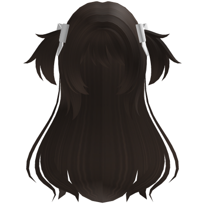 ♡ magical half-up pigtail hair in dark brown