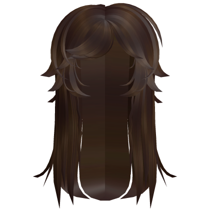 Long grunge hair in Brown Roblox item