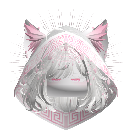 Egyptian Bob w/ Divine Pink White Hood