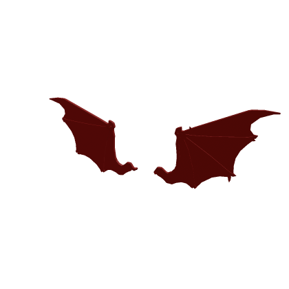 bat wings red