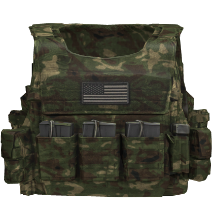 SWAT Tactical Vest Military Army Woodland Camo