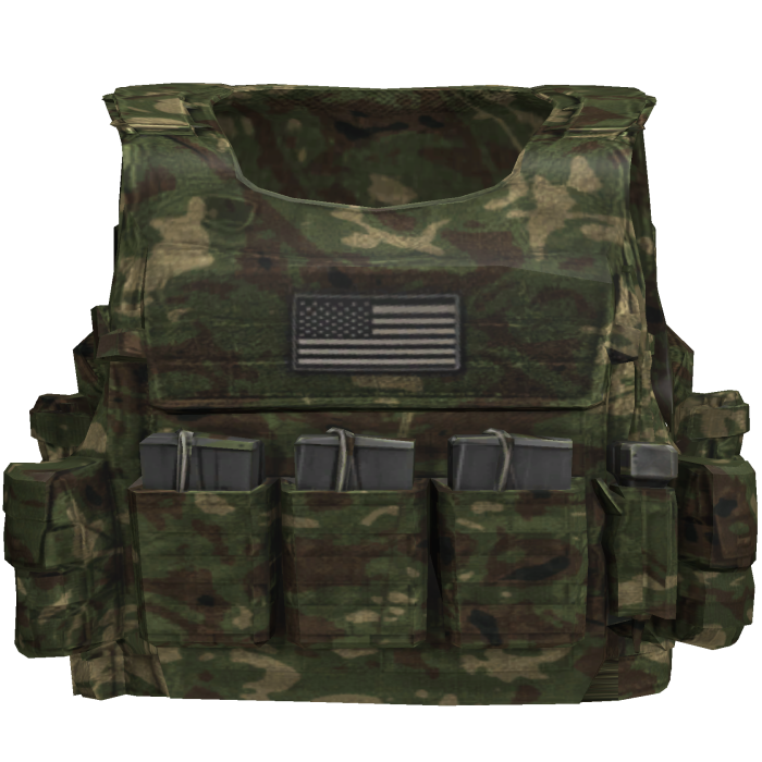 SWAT Tactical Vest Military Army Woodland Camo